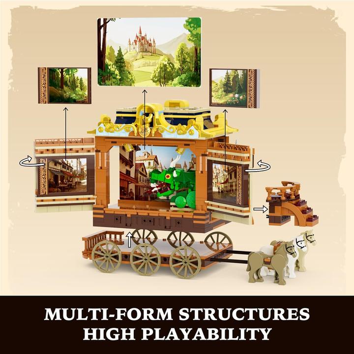 Produktbild Lumibricks Mittelalterlicher Theaterwagen