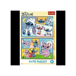 Thumbnail - Trefl Puzzle 2 x 70 – Lilo & Stich (140 Teile)