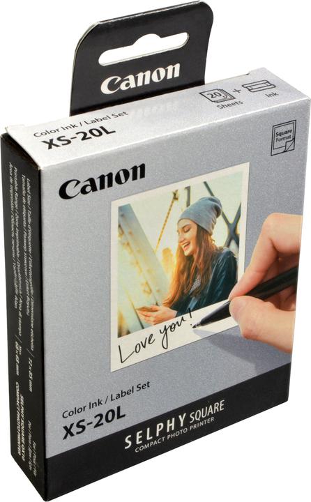 Actual product image Canon XS-20L Ink and label set (7.2 x 8.5 cm, 20 x)