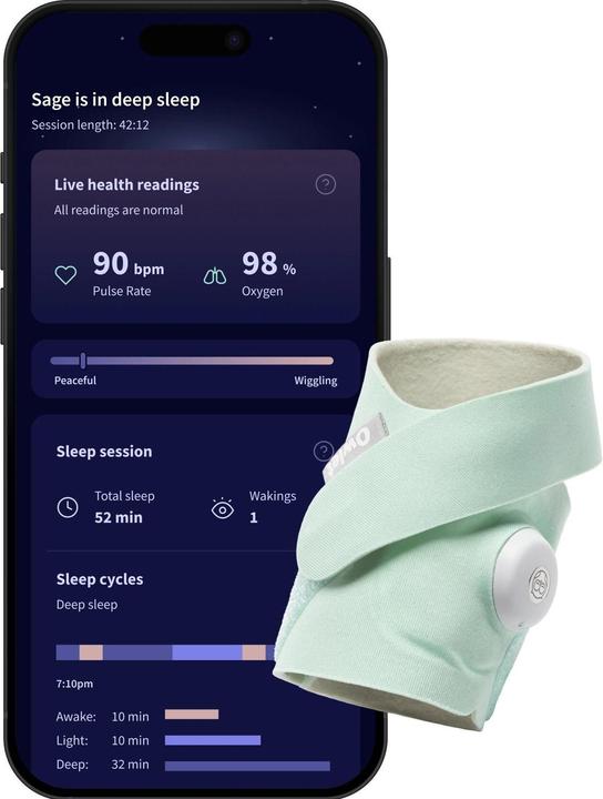 Produktbild Owlet Dream Sock (Babyphone Audio, 50 m)