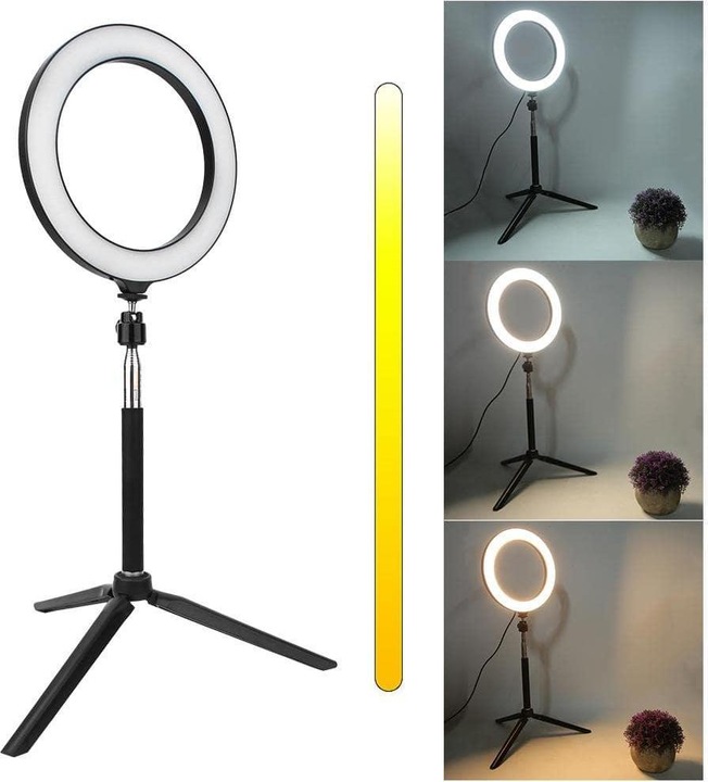 Actual product image JTI Selfie light / ring light (20 cm) and stand (Ring light)