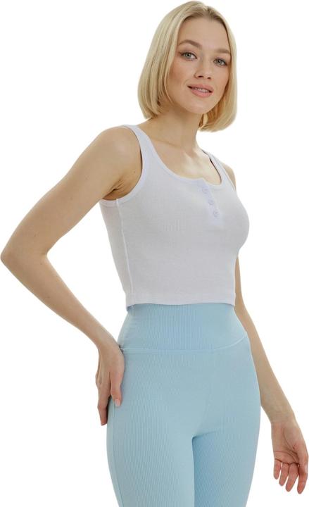 Actual product image Lookus Womens/Ladies Mercan Button Crop Top (M)