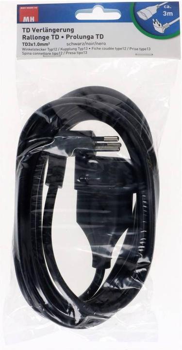 Image du produit Max Hauri Rallonge TD H05VV-F3G1.0 coudée (5 m, Type 13)