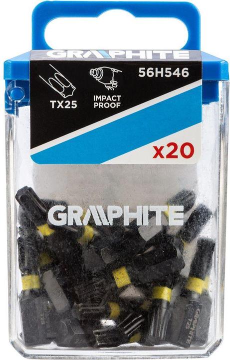 Produktbild Graphite Bity udarowe TX25 x 25 mm, 20 szt.