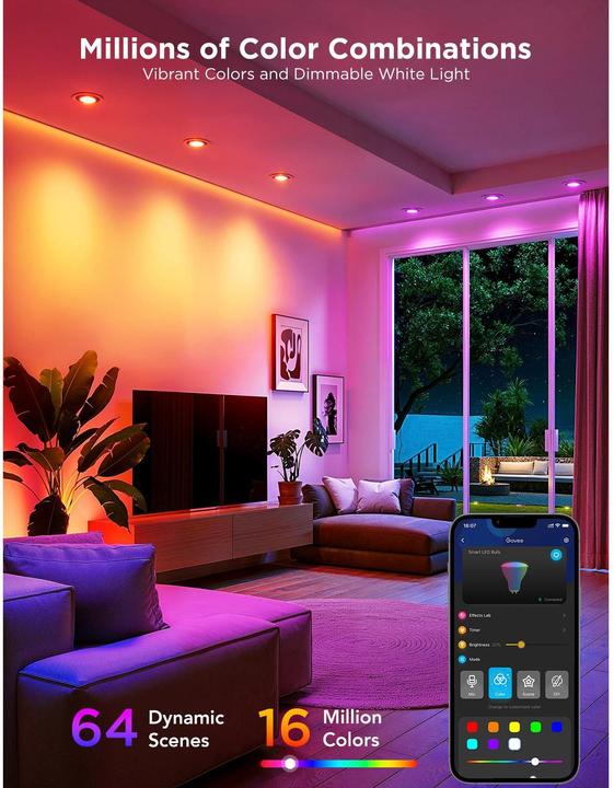 Actual product image Govee Bulb (GU10, 4.80 W, 400 lm, 2 x, F)