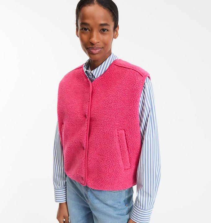 Produktbild La Redoute Collections Ärmellose Oversize-Weste aus Sherpa (M, L)