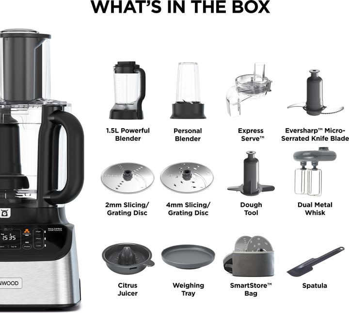 Actual product image Kenwood Multipro Onetouch (1000 W)