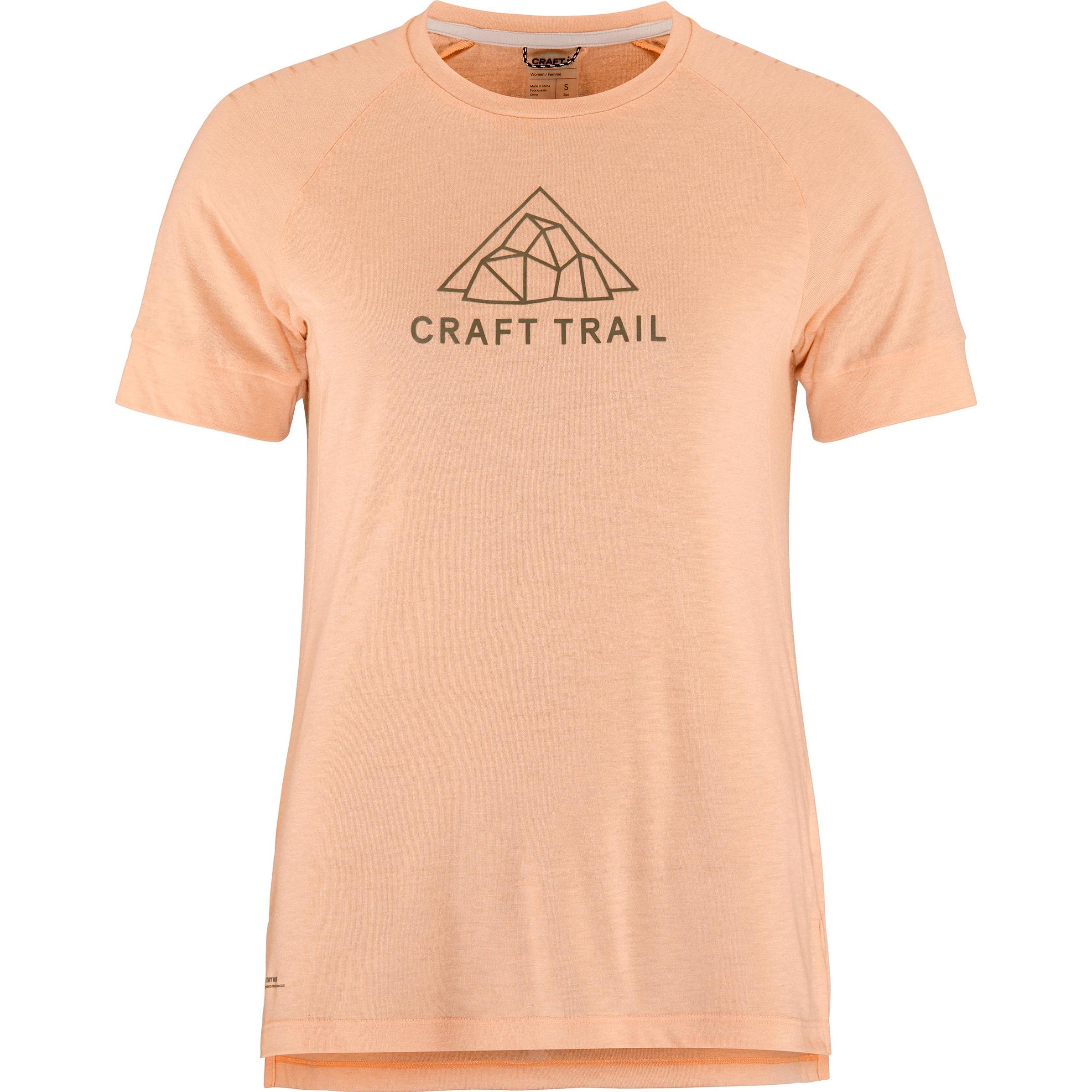 Craft, Damen, Funktionsshirt, Women's Pro Trail Wool S/S Tee (S), Orange, S