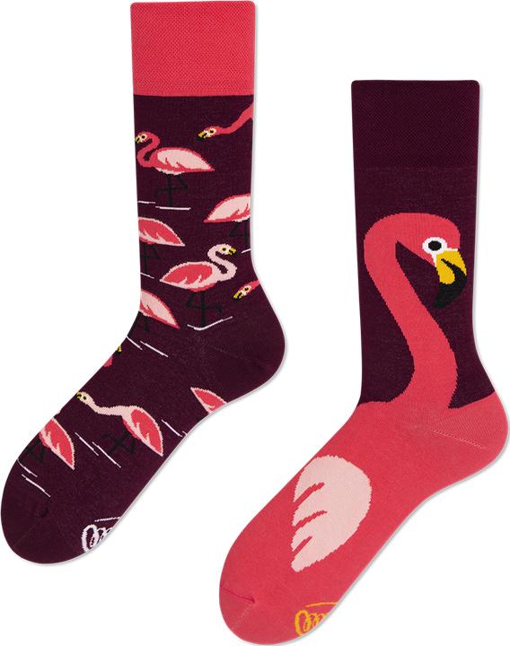 Actual product image Many Mornings Pink Flamingo (Single pack, 35 - 38)