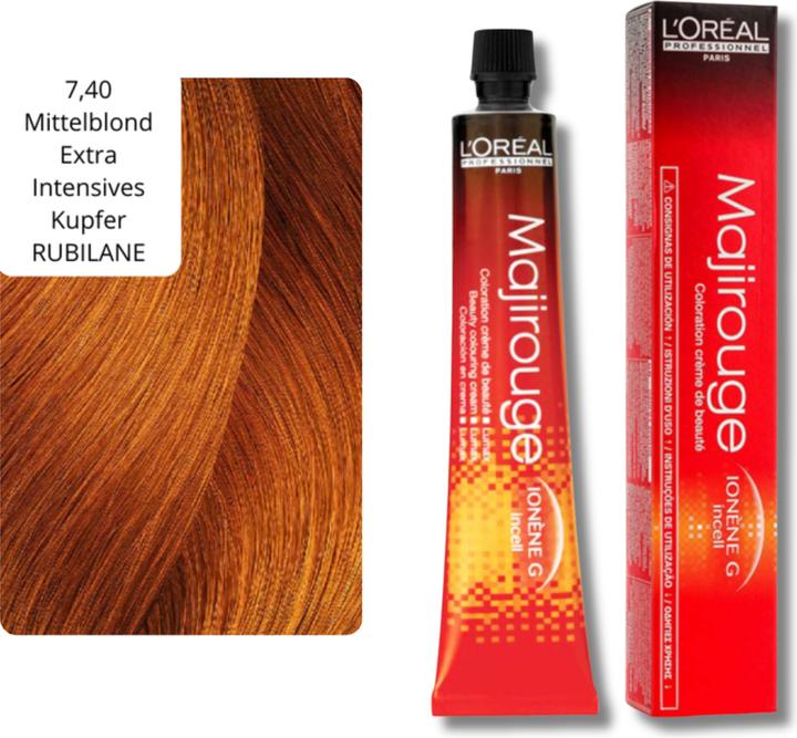 Actual product image L'Oréal Professionnel Majirouge (5.3 Light Brown Gold)