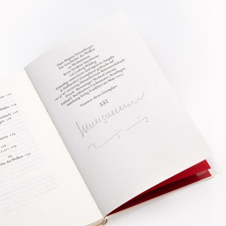 Produktbild Die Geschichte der Wolken (Deutsch, Hans Magnus Enzensberger, 2003)