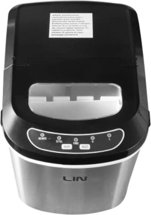 Immagine prodotto LIN Fabbricatore di ghiaccio portatile ICE PRO-S12 argento (Spina CH)