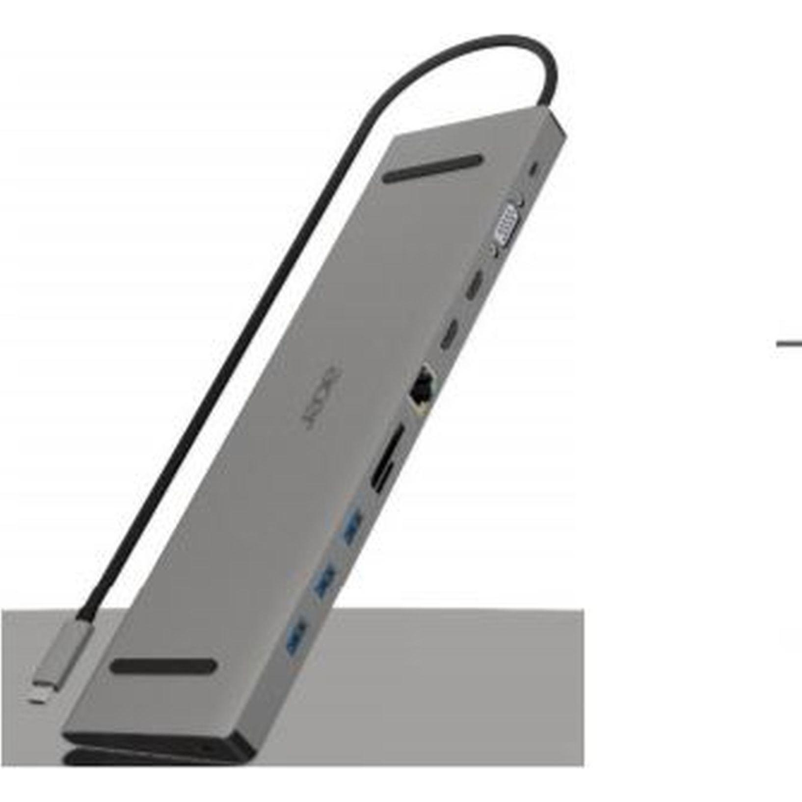 Acer ACG-DCK-C-1 (USB-C), Dockingstation + USB Hub, Grau