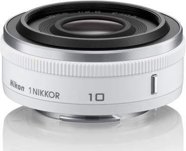 Actual product image Nikon 1 10mm 1:2.8, Fast wide-angle, White (Nikon 1, Nikon CX)