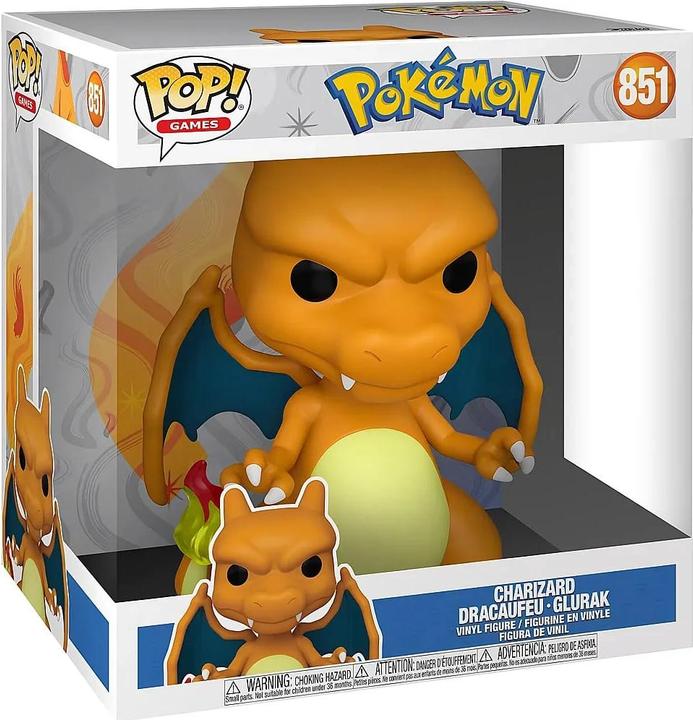Actual product image Funko Pokemon Super Sized Jumbo POP! Charizard (EMEA)