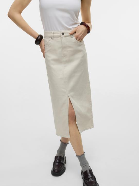 Produktbild Vero Moda VMVERI Hohe Taille Midirock Jeansrock (L)