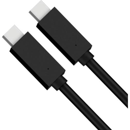 Thumbnail - Platinet cable USB-C - USB-C 5A 100W 1m, black (PUCC5A1B) (1 m, USB 2.0), USB Kabel
