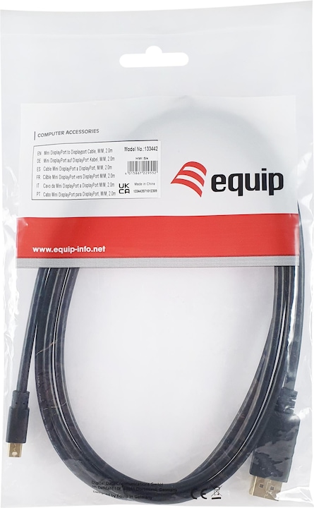 Actual product image equip Mini DisplayPort - DisplayPort (2 m, DisplayPort)
