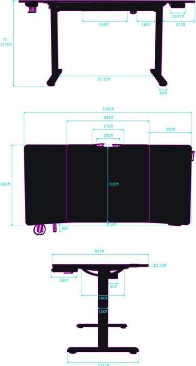 Actual product image Ultradesk Level V2