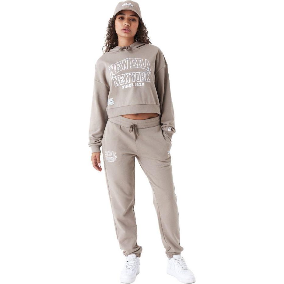 Thumbnail - New Era, Damen, Hosen, Ladies Jogger Sweatpants ash brown - XS, Braun, (XS)
