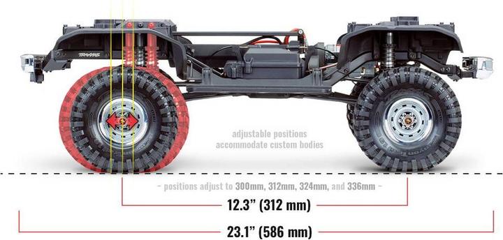 Produktbild Traxxas TRX-4 79 Chevy Blazer schwarz 1/10 Crawler RTR Brushed, Clipless, ohne Akku und Ladegerät (RTR Ready-to-Run)