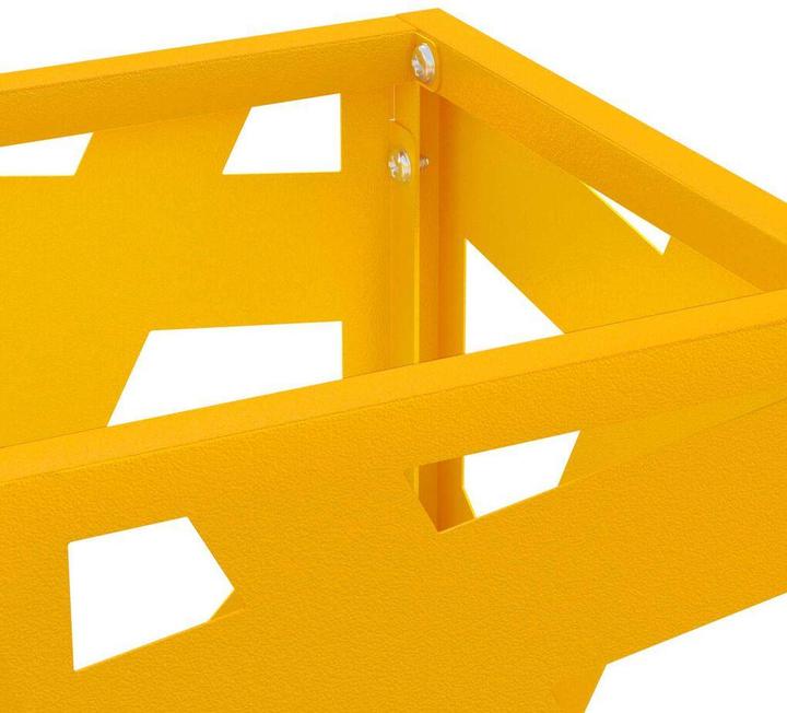 Immagine prodotto vidaXL Portaombrelli giallo senape in metallo medio sottile