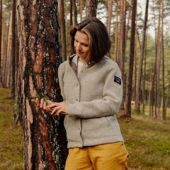 Immagine prodotto Salewa Giacca con cappuccio Sarner Undyed Wool da donna (38, M)