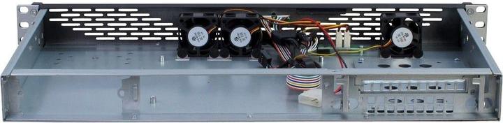 Actual product image Intertech IPC 1HU-K-125L 48,26cm 19inch 1RU IPC enclosure w. 1x 8,9cm 3,5inch int. o 2x 6,35cm 2,5inch i...