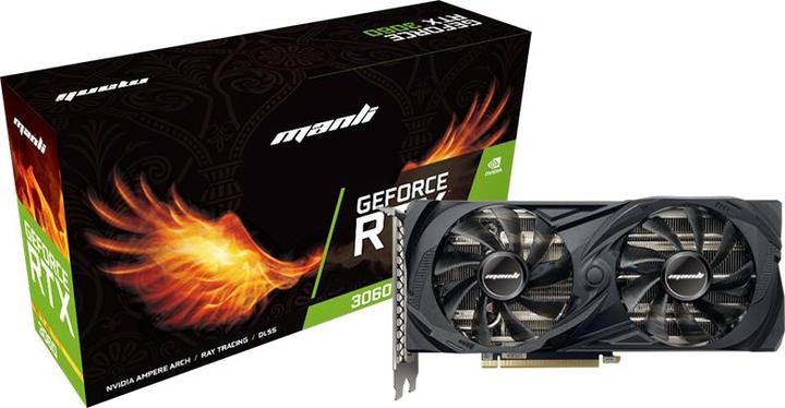 Image du produit Manli GeForce RTX 3060 LHR (8 Go)