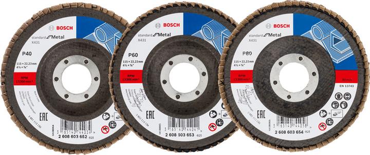 Produktbild Bosch Professional Zubehör Fächerscheiben X431, 115 mm