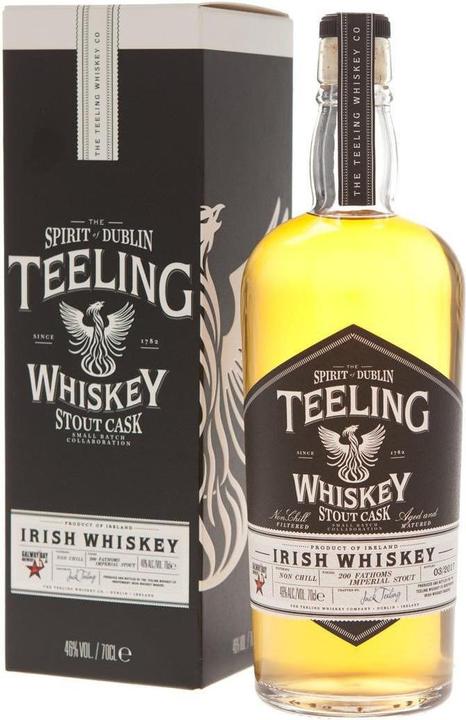 Teeling Stout Cask Galway Bay 0,7 l (Whisky mélangé, Whisky irlandais, 1 x 70 cl)