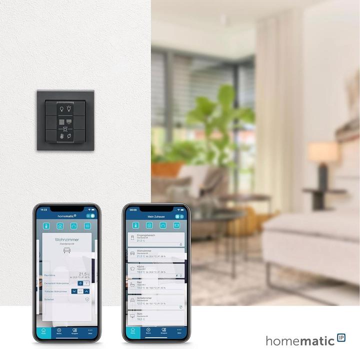 Produktbild Homematic IP Wandtaster - 6-fach,HmIP-WRC6-A