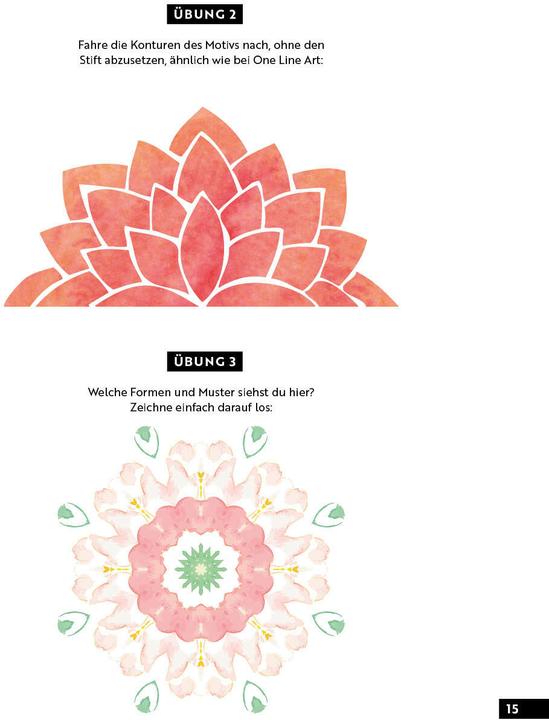 Produktbild Malbuch Inside Out - Watercolor Mandala