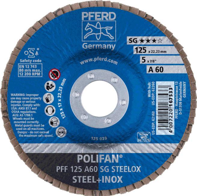 Produktbild Pferd POLIFANFächerscheibe PFF60 SG STEELOX (60)