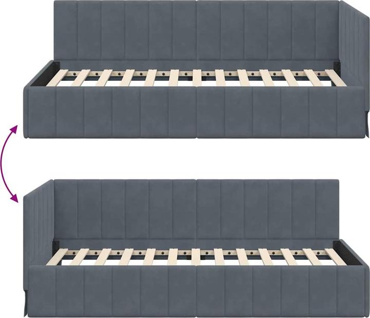 Image du produit vidaXL Eckbettgestell (100 x 200 cm)