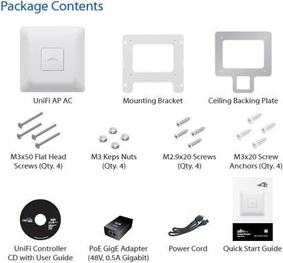 Produktbild Ubiquiti UniFi AP-AC, ac1300/n450 (ohne Stromkabel) (1300 Mbit/s)