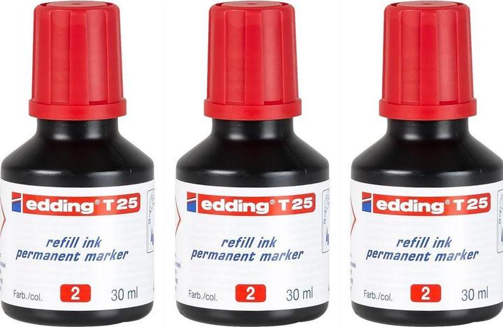 Immagine prodotto Edding Ricarica di inchiostro T25 (Rosso, 1 pz.)
