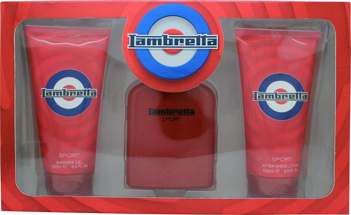 Immagine prodotto Lambretta Sport Gift Set Eau De Parfum Doccia Schiuma Lozione Dopobarba (Set di profumi)