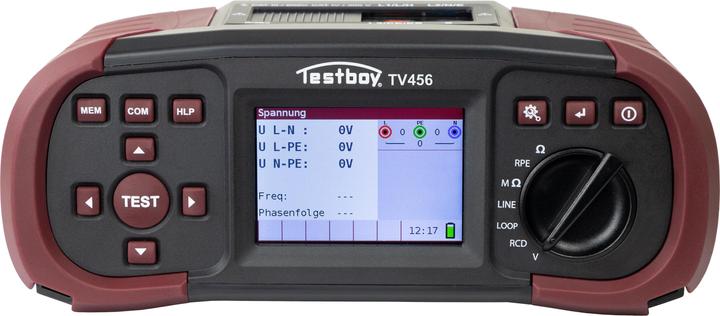 Actual product image Testboy Installation test device TV 456 for testing electrical systems