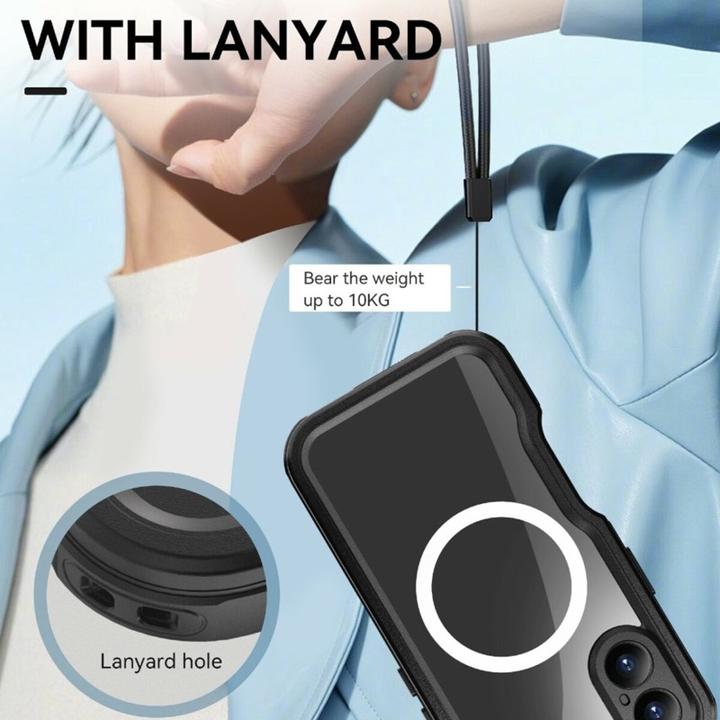 Actual product image Redpepper Apple iPhone 16 Plus - IP68 Dot Series Wasserdichtes Outdoor Case, schwarz (Apple iPhone 16 Plus)