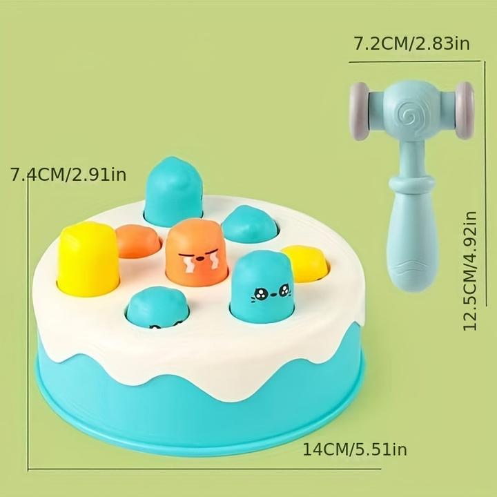Actual product image Activity Board Cake Whack-a-Mole Game, motor skills toy, children's toy, infant and toddler toys
