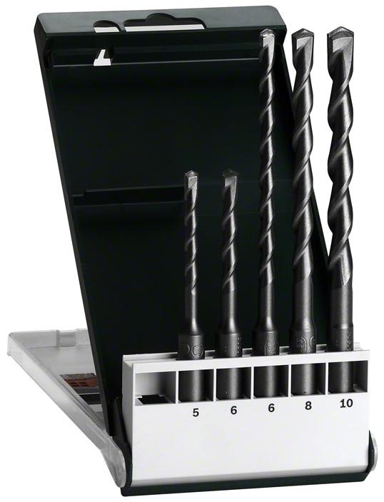 Actual product image Bosch Professional Zubehör Hammer drill set (5 mm, 6 mm, 8 mm, 10 mm)