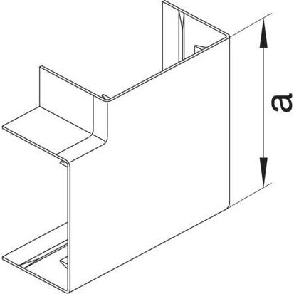 Thumbnail - Hager, Leitungsführung, TEH LFF4011059016 Flachwinkel schnittkaschierend halogenfrei zu LF/LFF 40x110mm