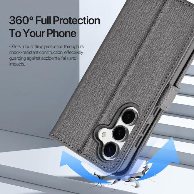 Produktbild Dux Ducis Lawa Series MagSafe Kunstleder Bookcover Hülle (Samsung Galaxy S25+)