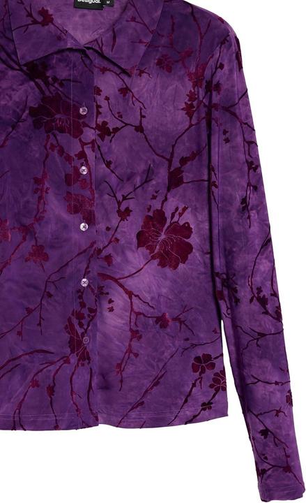 Immagine prodotto Desigual Camicia a Maniche Lunghe Donna Viola (XS)