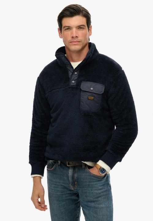 Produktbild Superdry Fleece-Pullover mit Stehkragen (L)