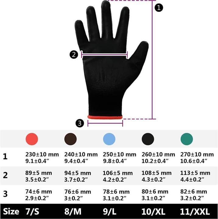 Produktbild vidaXL Arbeitshandschuhe (7)