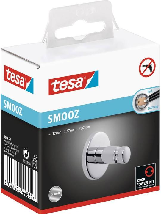 Produktbild tesa SMOOZ Handtuchhaken inkl. Klebelösung ohne Bohren