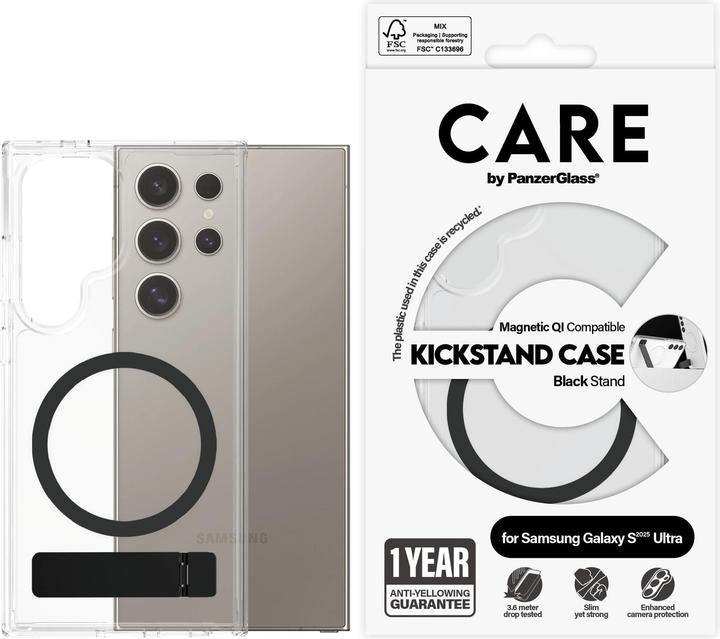 Immagine prodotto PanzerGlass CRRFBKQG38488, Cover, Samsung, Samsung - Galaxy S 2025 Ultra, Trasparente (Samsung Galaxy S25 Ultra)
