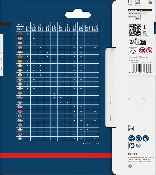 Produktbild Bosch Professional Zubehör Kreissägeblatt Expert for Fibre Cement, 165 x 20 x 2,2 mm, 4